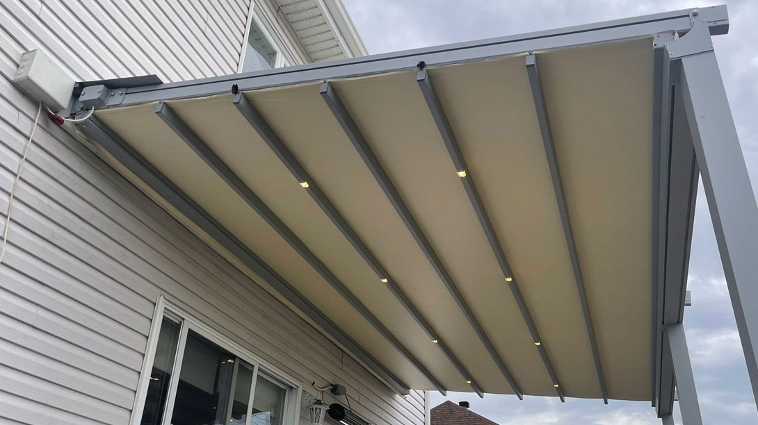 pergolas in montreal, laval, dorval by auvent royal awnings